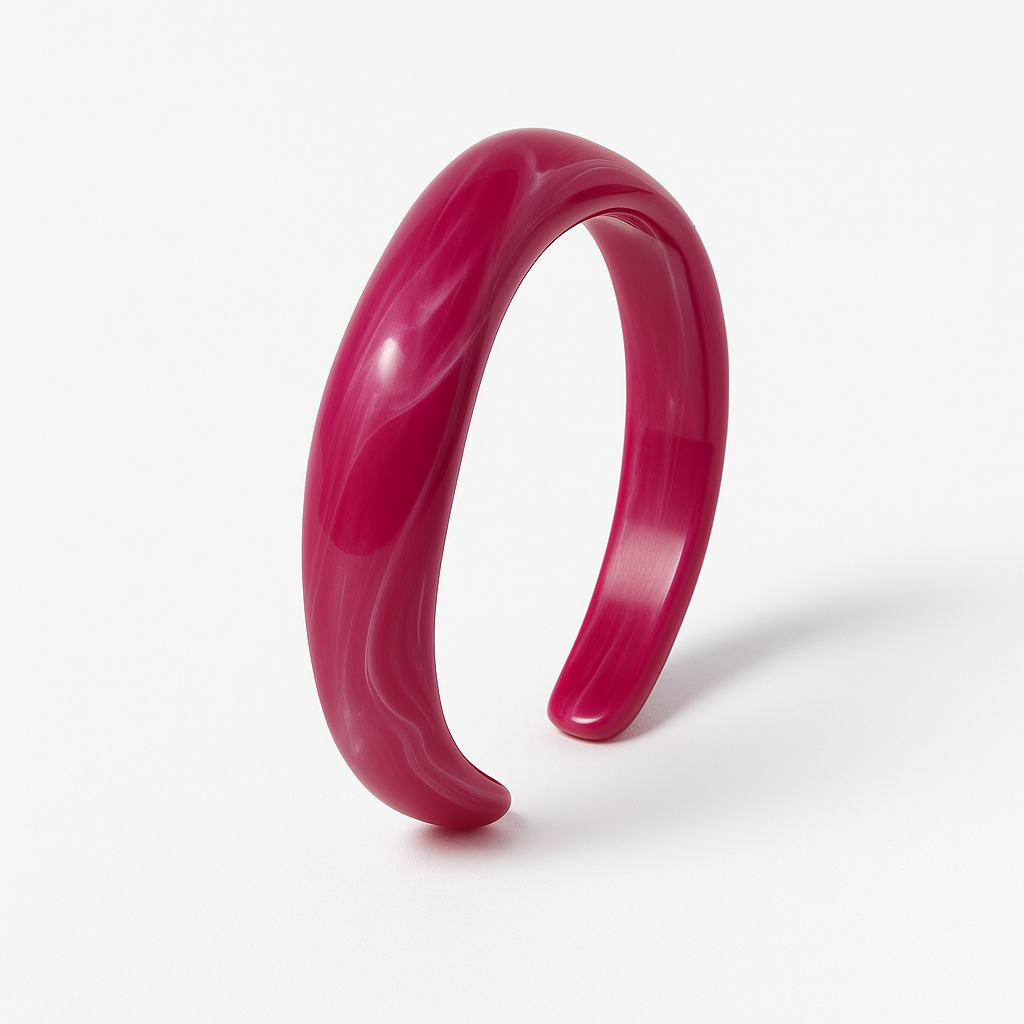Twist cuff fushia